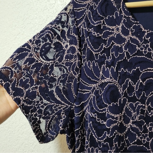 Motherhood Maternity Lace Gender Reveal Dress - Picture 6 of 11